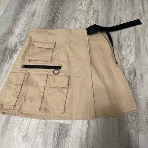 tan forever 21 skirt
